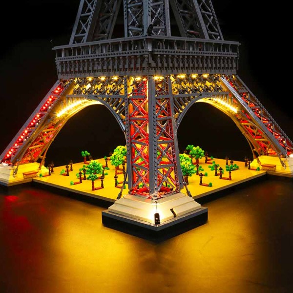 Klassisk Paris Eiffel Tower Creator Ekspert Montage Bygning Klods Klods legetøj