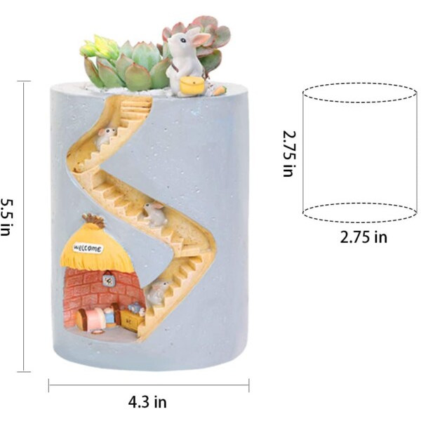 Kreativa växter blommor krukor för suckulenter växter kruka