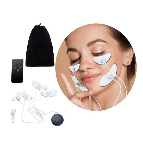 EMS Eye Beauty Device Remove Rynke Skin Stramning Instrument V Shaped Ansigts Lifting Device