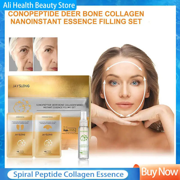 Peptide Deer Bone kollageeni Essence Kit Ikääntymistä estävä Nano Instant Essence Täyte Essence
