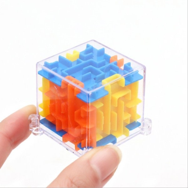 Kul 3D Labyrint Utbildning Leksak Mini Magic Kub Pussel Leksaker
