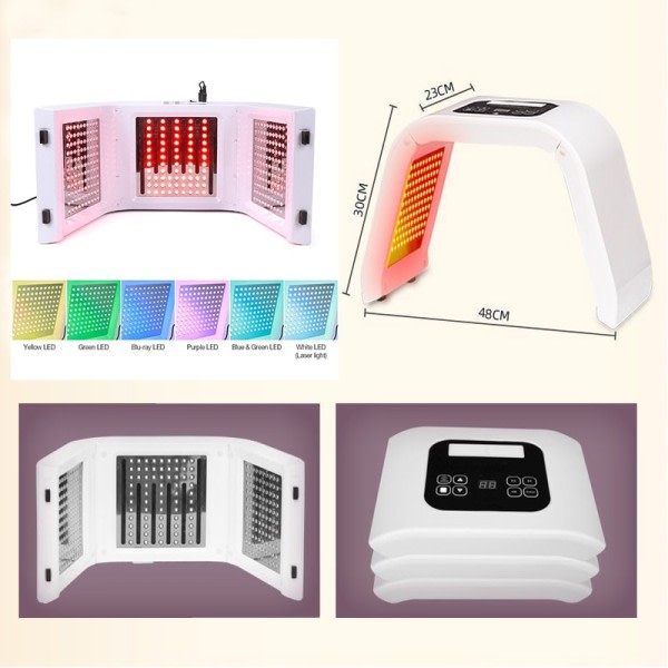 7 färger LED mask PDT LED mask ljus terapi hudvård verktyg skönhet hälsa ansiktsmasker