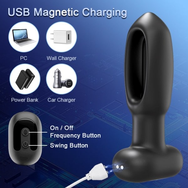 Anal rumpe plugg prostata massør for menn kvinner anal vibrator prostata stimulator