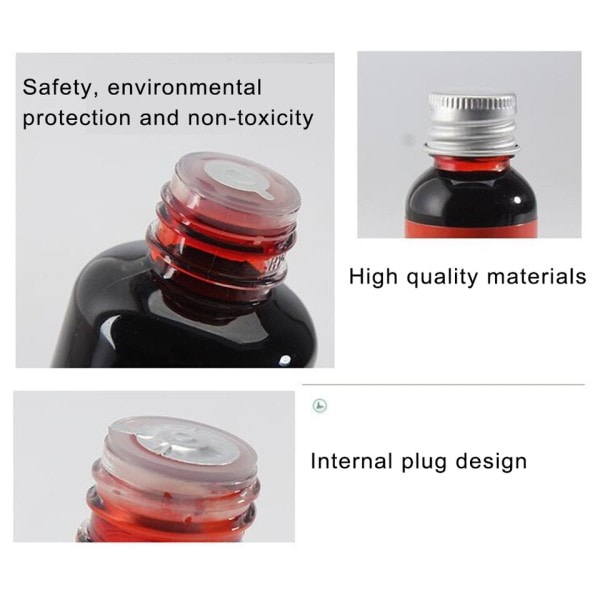 120 ml väärennös veri neste pullo lava pilkku teatteri vampyyrit cosplay rekvisiitta