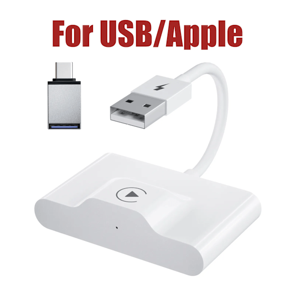Langaton CarPlay sovitin Androidille/Apple Langallinen Wireless Carplay Dongle Plug Ja Play USB liitäntä Auto Auto sovitin