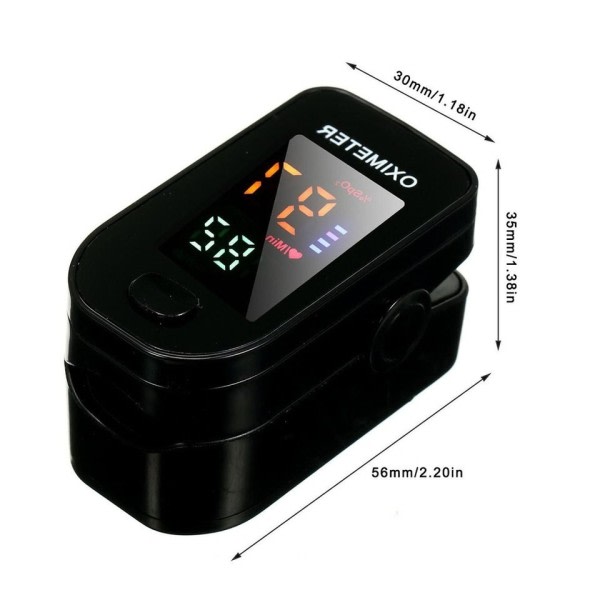 Oximeter Digital Finger Puls Oximeter LED Skærm Finger Klip SPO2 PR Hjerte Rate Monitor Blod Oxygen Saturation Monitor