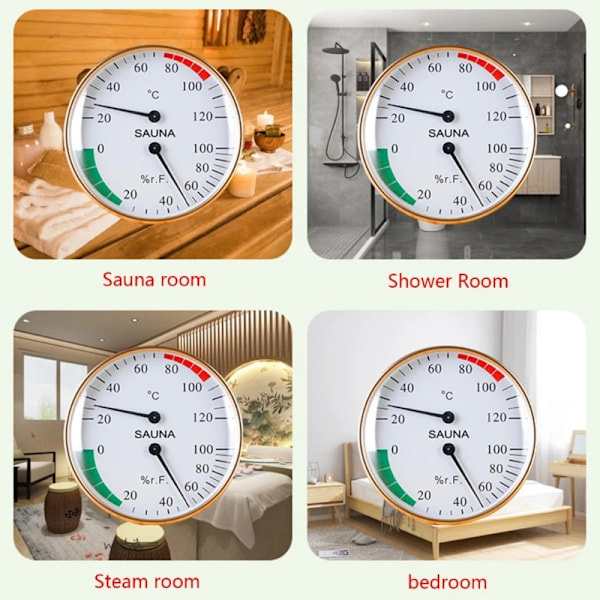 2 In 1 Termometer Hygrometer Indendørs Fugtighed Temperatur Meter Måler