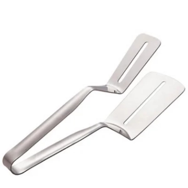 Rustfrit stål stegning skovl clips multifunktionelt bøf grill tang stegning fisk spatel clips  husholdning køkken værktøj
