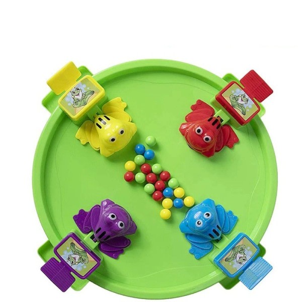 Rolig Hungrig Groda äter bönor strategi spel för barn och vuxna familjesamling interaktivt brädespel