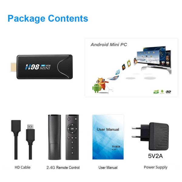 Mini TV Stick Android TV Box Media Player TV Mottaker Set Top Box