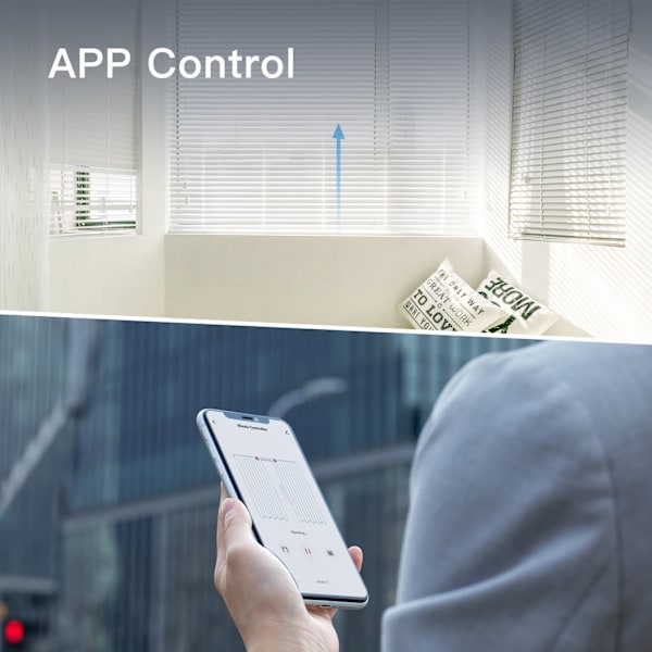 Tuya WiFi Smart Motor Elektrisk kjede Ruller gardiner Shade Shutter Drive RF Fjernkontroll sett