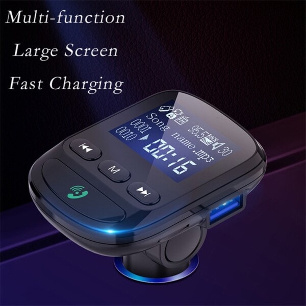 Bil Bluetooth FM sender trådløs håndfri lyd mottaker mp3 spiller usb hurtiglading