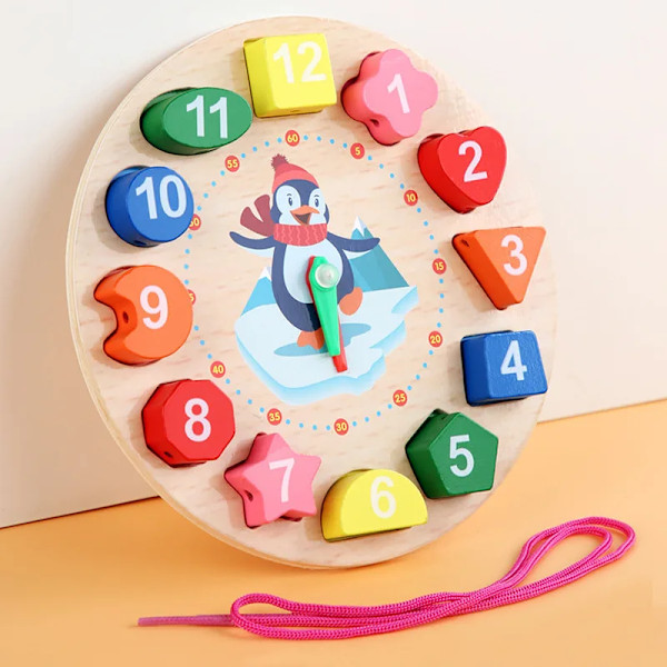Montessori trä leksaker för bebisar 1 2 3 år pojke flicka gåva bebis utveckling spel trä pussel för barn pedagogisk lärande leksak