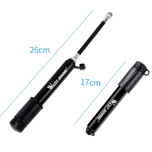 100Psi Mini Pyörä pumppu alumiini seos polkupyörä käsi ilma pumppu rengas täyttö Schrader Presta venttiili