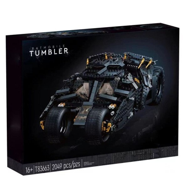 Pellets Klosser Batmobilen Tumbler BatPod Motorsykkel Set Modell Bygningsblokker Leker For Barn