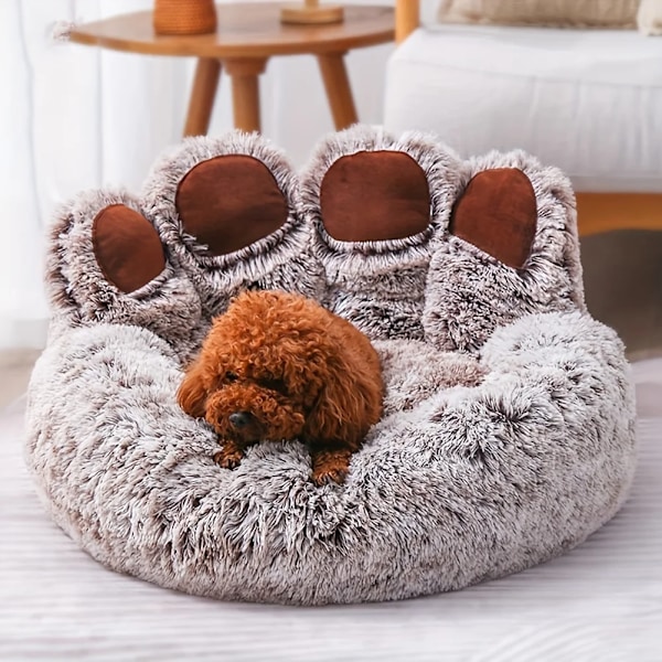 Paw Shape Bekväm Mysig Husdjur Sovande Sängar
