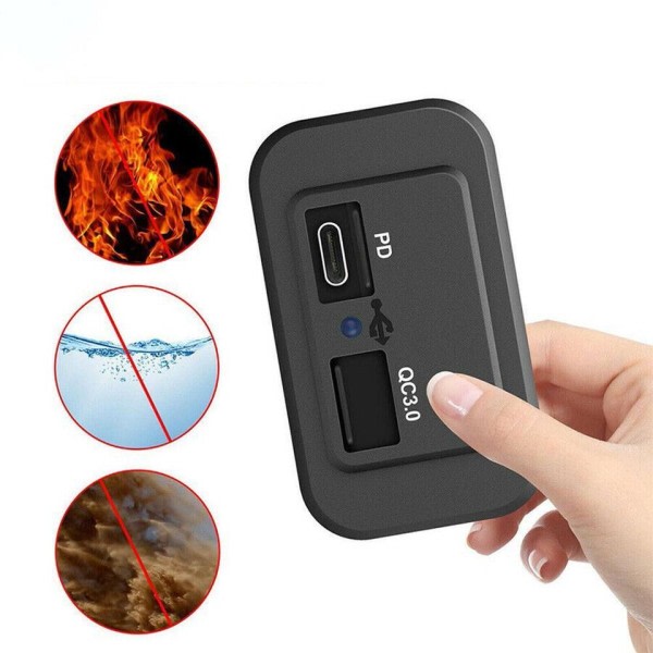 36W QC3.0+PD Dual USB Port Oplader Bil RV Hurtig Oplader Socket Adapter Strøm Outlet Vandtæt
