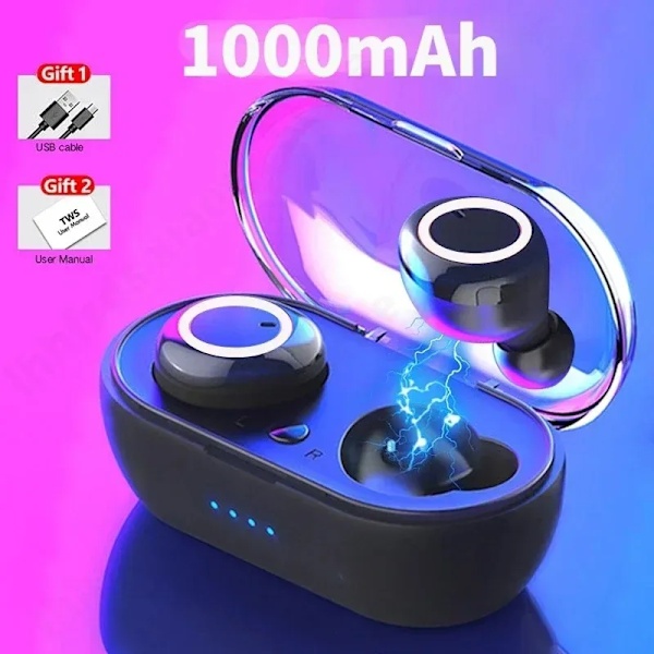 Y50 TWS Trådløs Bluetooth 5.0 hodetelefoner