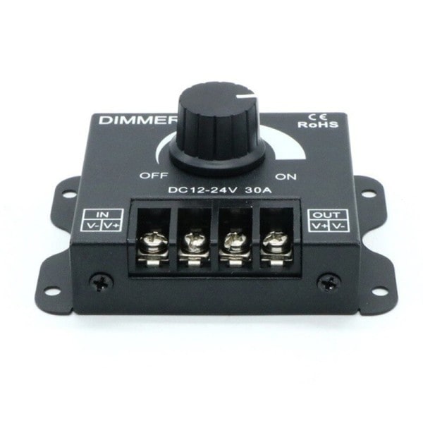 LED Dimmer Justerbar Lysstyrke Lampe Pære Srip Driver Enkelt farve Lys Strøm Forsyning Controller