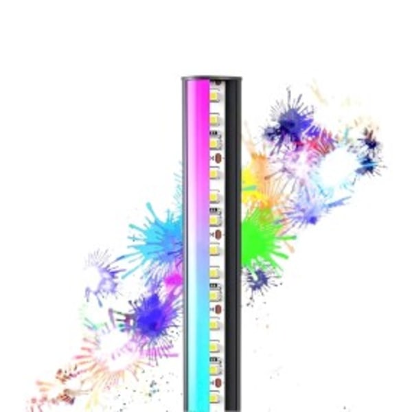 Smart RGB Dream Farve Gulv Lampe med Musik Sync Moderne 16 Million Farve Skiftende Stående Stemning Lys