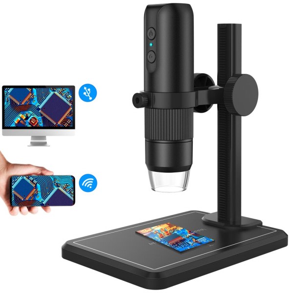Digitaalinen mikroskooppi uusin 1600X Ammattimainen USB 8 LED Endoskooppi kamera suurennus
