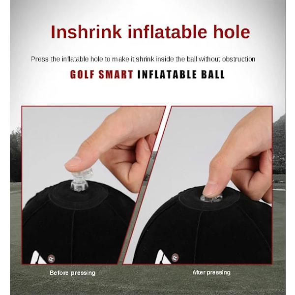Oppustelig Golf Smart Ball Trainer Portable Swing Arm Corrector