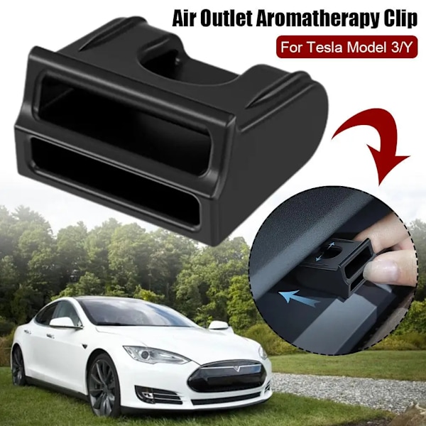 Air Outlet Aromaterapi Clip til Tesla Model Y 3 Bil Aromaterapi Clip Holder til Tesla Model3/Y Elektrisk Bil Interiør