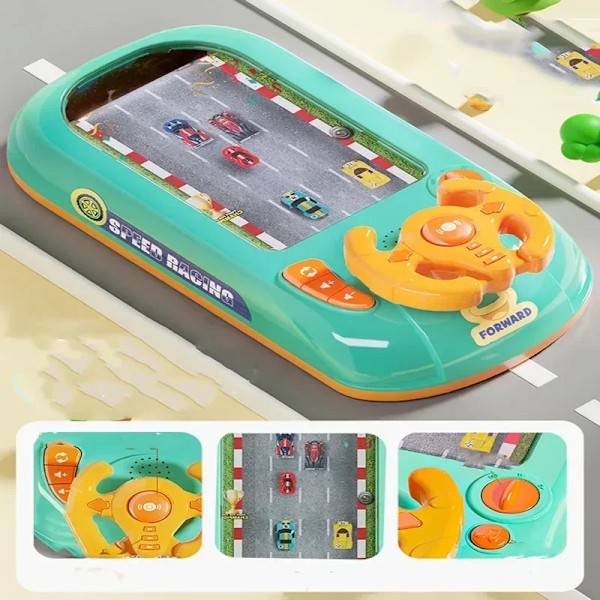 Rc biler racing eventyr spil konsol bil simulering kørsel rat hjul børn's puslespil legetøj