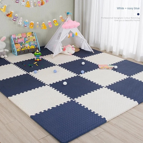 Hög kvalitet 16 bitar Baby pussel Golv Barn Matta Bebe madrass EVA skum baby filt pedagogiska leksaker lek matta för barn 30x1cm
