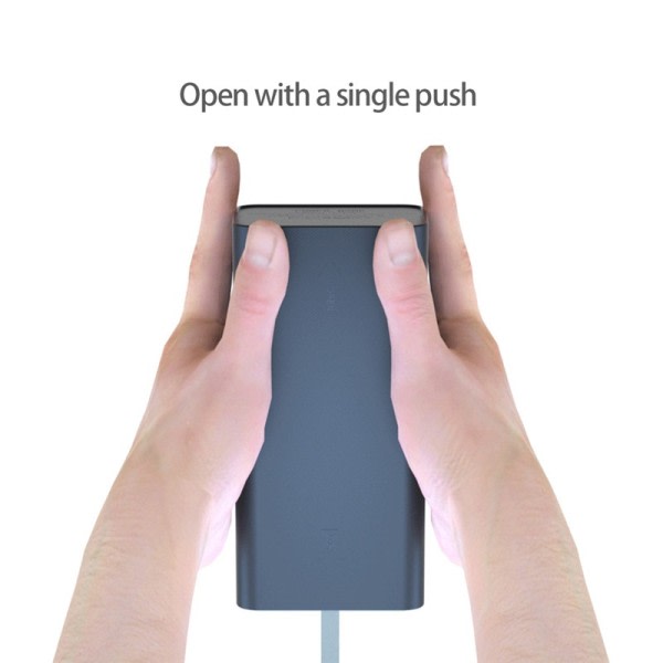 Lommelygte Batteri Oplader Boks Power Bank Holder DIY Shell Etuiet