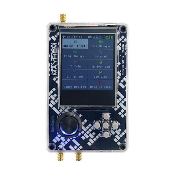 PortaPack H2M Signatur Edition til HackRF One R9 V2.0.0 SDR Radio MAX2839 10,00MHZ TCXO Analog GPS Samlet