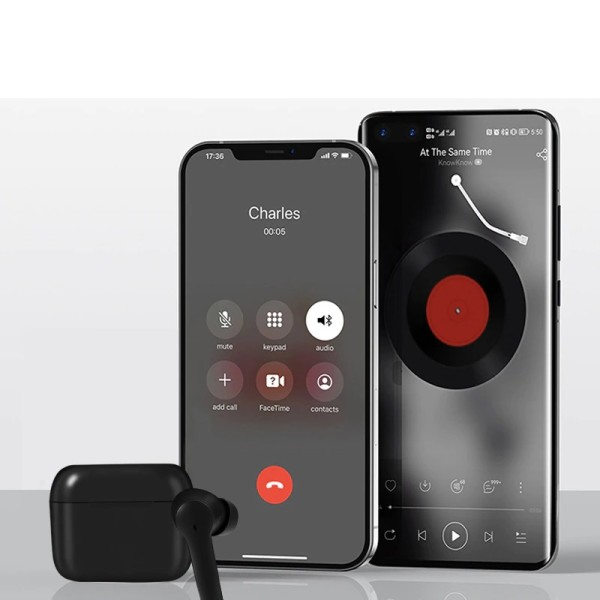 Bluetooth Hörapparat Uppladdningsbart CIC hörapparater Telefon APP Touch Kontroll Anpassning