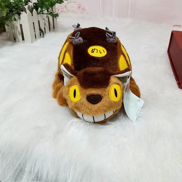 Tecknad Animation Buss Totoro Docka Mjuk Plysch Djur leksaker stoppade Totoro
