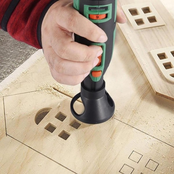 Dedikerad Locator Horn Fast Bas Trä Fräs Set Med Borr Bits För Dremel Rotary Verktyg