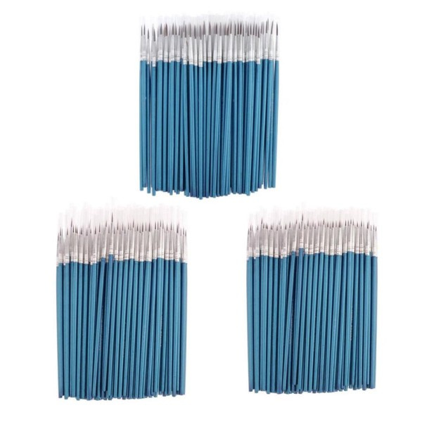 Maling pensel sett 100 stk nylon hårbørster for akryl olje akvarell maling kunstner prof maling sett