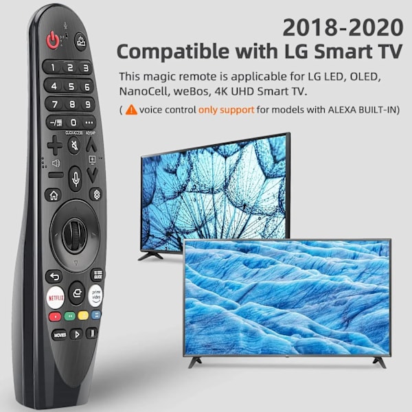 Voice Magic Remote AKB75855501 for LG Smart TV 2018-2020 Magic Remote