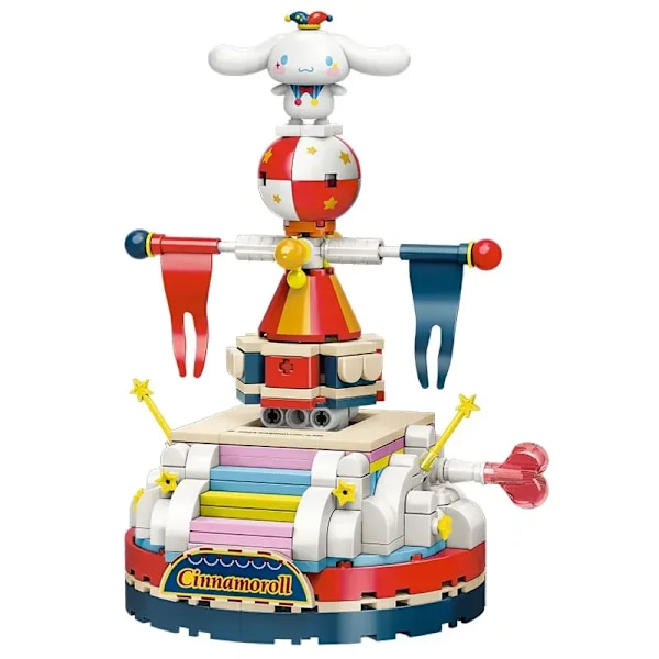 Magic Circus Kawaii Kuromi Hello Kitty Pochacco koottu malli lelu