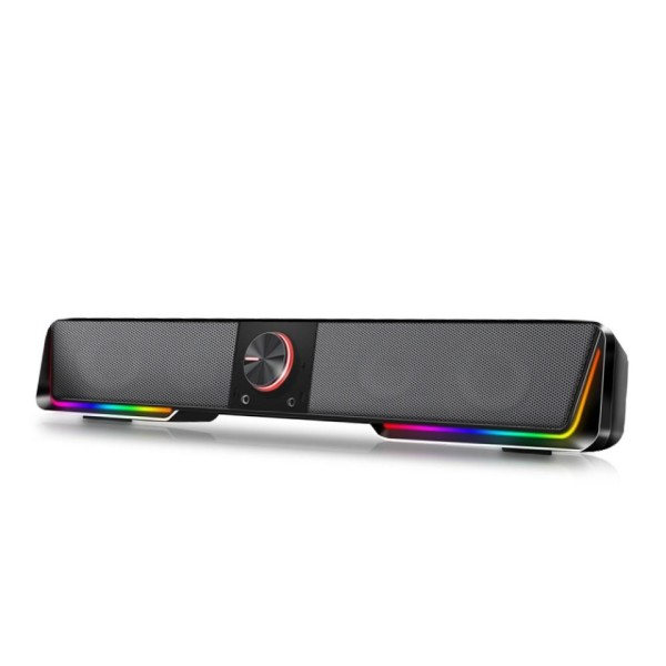 Darknets stöder Bluetooth Trådlös aux 3.5 surround RGB högtalare kolumn ljud bar