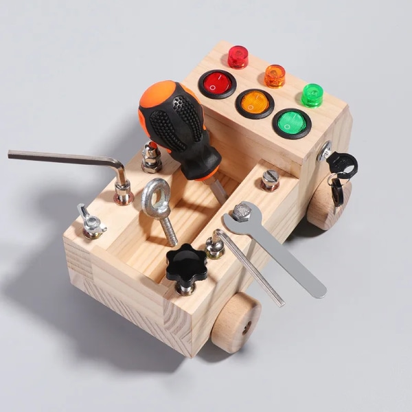Barn's Tre LED Switch Opptatt Tavle Demontering og montering Skruer og muttere verktøy