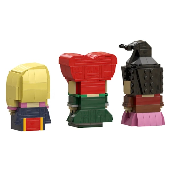 BrickHeadzs Hocus Pocused Action Figurer Winifred Mary Sarah Byggeklodser Film Heks Three Sisters Bricks Legetøj