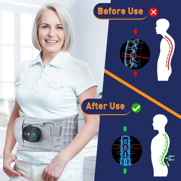 Infrarød Opvarmning Elektrisk Talje Massager Smerte Varm Kompress Fysioterapi Vibration Ryg Massage