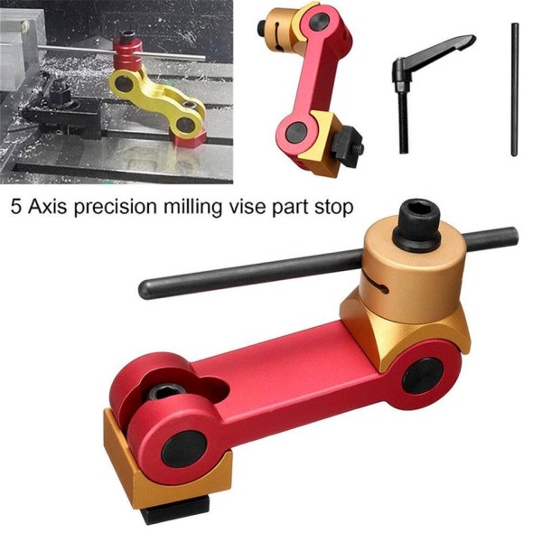 Justerbar CNC Fräs Maskin Arbetsstycke Stopp Positioner Del Arbetsstycke Multi-Function Arbete Stopp Locator verktyg