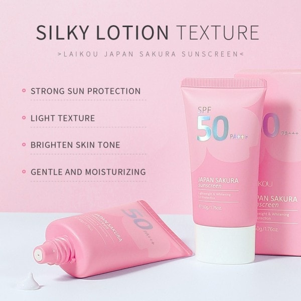 Korean Aurinkosuoja Suoja Kasvohoito Aurinko Aurinko Blocker Spf50 Isolation Lotion Cream Bleaching Moisturiser