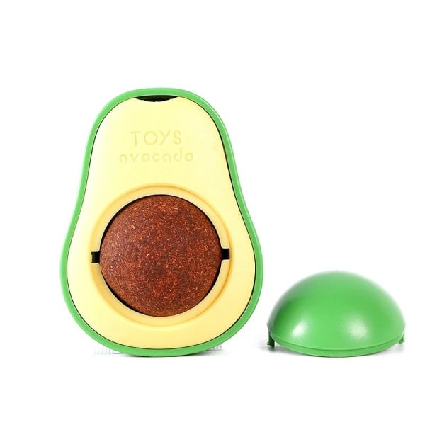 Avokado Shape Katt Leksaker Gatos Kattmynta Mint Interactive Ball Maskotas Husdjur Tillbehör