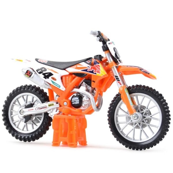 KTM-450 SX-F Factory Edition Static Die Cast Kjøretøy Samlerobjekt Motorsykkel Modell Leker