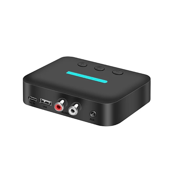 USB Bluetooth 5.3 Lyd Mottaker Adapter Trådløs Stereo Musikk