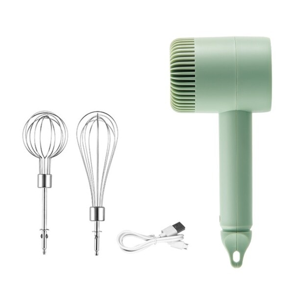 Trådløs 3 Speed Mini Blander Elektrisk Food Blender Håndholdt Blander Ægge pisker