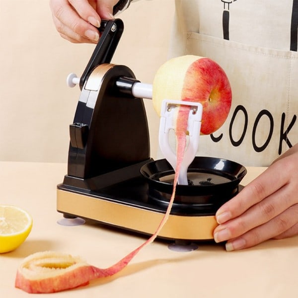 Håndsveivd Multifunksjonell Eple Peeler Machine Home Fruit Peeler Med Eple Slicer Corer Cutter