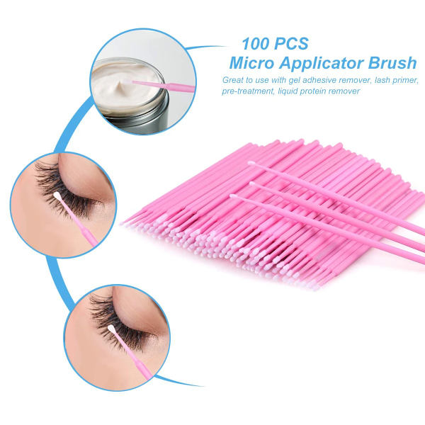 False eyelash extension kit sæt til begynder vipper børste pincet
