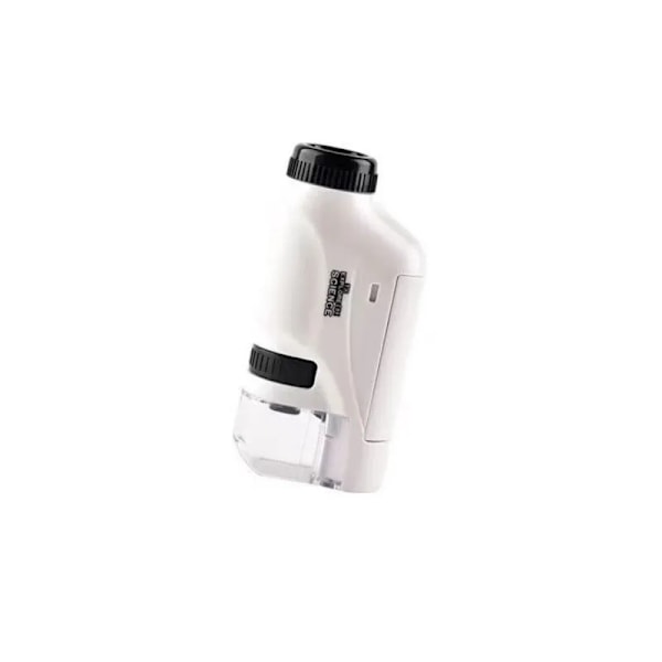 Mini Pocket Microscope Kit 60 To120x Portable Laboratory Microscope Med LED Light
